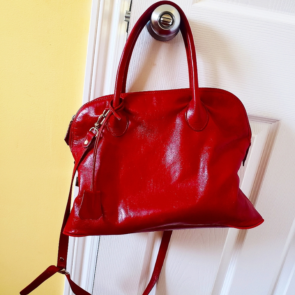 Red Leather bag